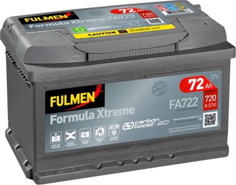 Fulmen FA722 - Стартерна акумуляторна батарея, АКБ autozip.com.ua