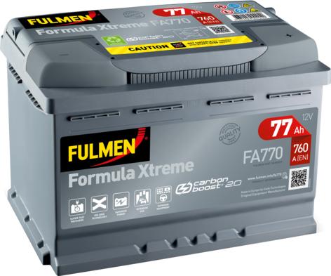 Fulmen FA770 - Стартерна акумуляторна батарея, АКБ autozip.com.ua