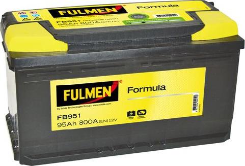 Fulmen FB951 - Стартерна акумуляторна батарея, АКБ autozip.com.ua