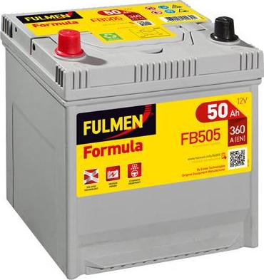Fulmen FB505 - Стартерна акумуляторна батарея, АКБ autozip.com.ua