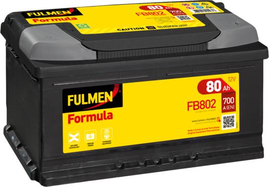 Fulmen FB802 - Стартерна акумуляторна батарея, АКБ autozip.com.ua