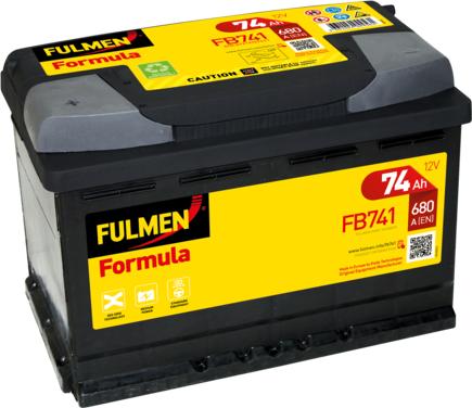Fulmen FB741 - Стартерна акумуляторна батарея, АКБ autozip.com.ua