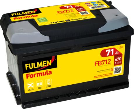 Fulmen FB712 - Стартерна акумуляторна батарея, АКБ autozip.com.ua