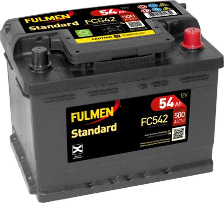 Fulmen FC542 - Стартерна акумуляторна батарея, АКБ autozip.com.ua