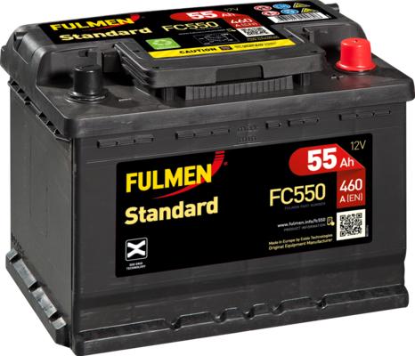 Fulmen FC550 - Стартерна акумуляторна батарея, АКБ autozip.com.ua