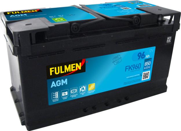 Fulmen FK960 - Стартерна акумуляторна батарея, АКБ autozip.com.ua