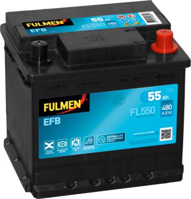 Fulmen FL550 - Стартерна акумуляторна батарея, АКБ autozip.com.ua