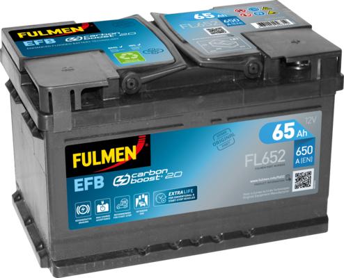 Fulmen FL652 - Стартерна акумуляторна батарея, АКБ autozip.com.ua