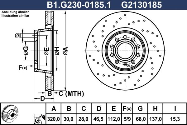 Galfer B1.G230-0185.1 - Гальмівний диск autozip.com.ua