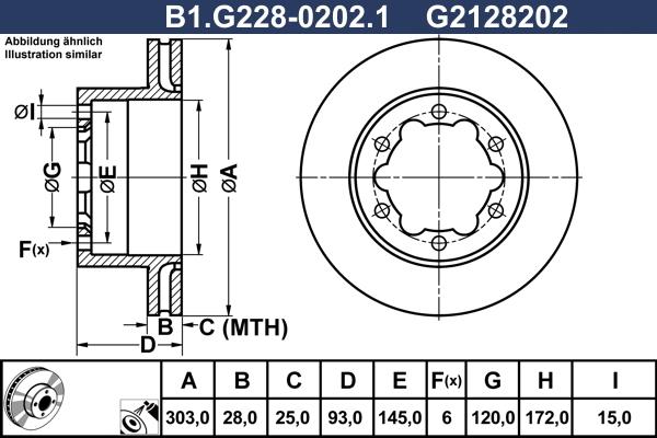 Galfer B1.G228-0202.1 - Гальмівний диск autozip.com.ua