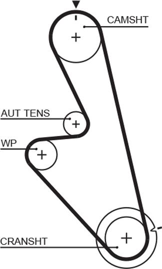 GATES 5449 - Ремінь ГРМ autozip.com.ua