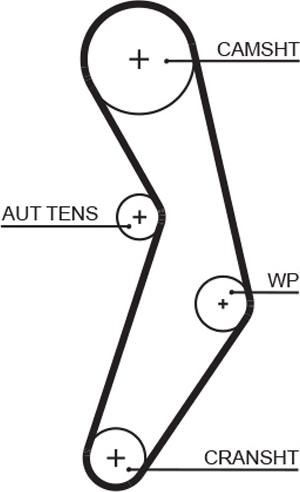 GATES 5503XS - Ремінь ГРМ autozip.com.ua