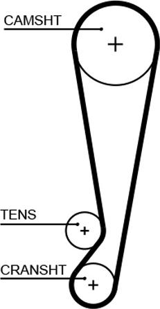GATES 5664XS - Ремінь ГРМ autozip.com.ua