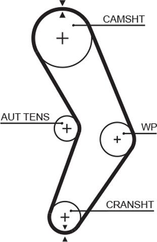 GATES 5662XS - Ремінь ГРМ autozip.com.ua