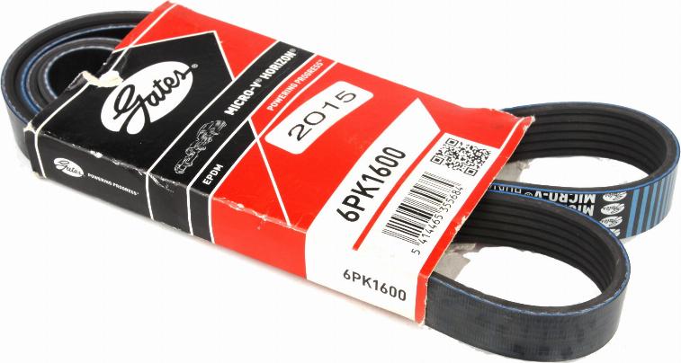 Gates 6PK1600 - Поліклиновий ремінь autozip.com.ua