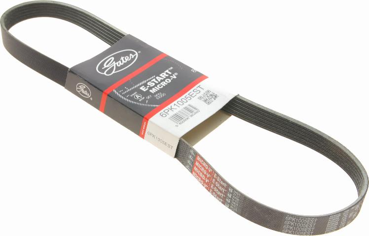 Gates 6PK1005EST - Поліклиновий ремінь autozip.com.ua