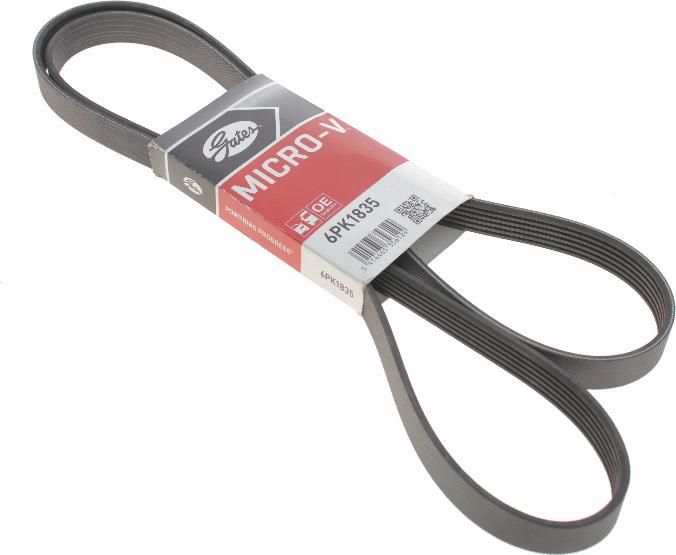 Gates 6PK1835 - Поліклиновий ремінь autozip.com.ua