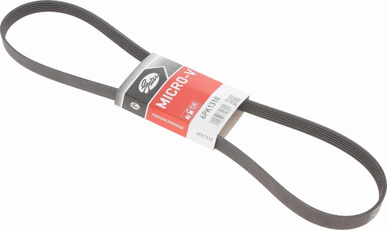 Gates 6PK1310 - Поліклиновий ремінь autozip.com.ua