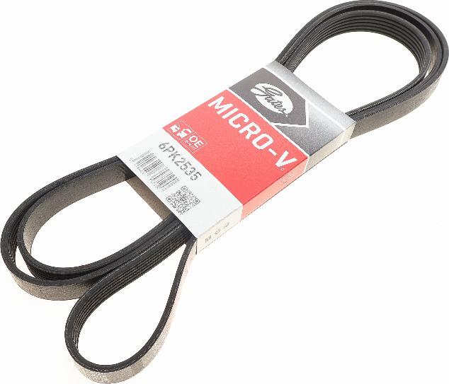 Gates 6PK2535 - Поліклиновий ремінь autozip.com.ua