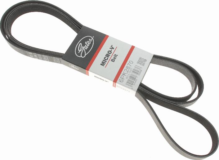 Gates 6PK2870 - Поліклиновий ремінь autozip.com.ua