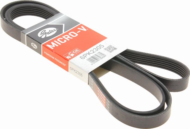 Gates 6PK2305 - Поліклиновий ремінь autozip.com.ua