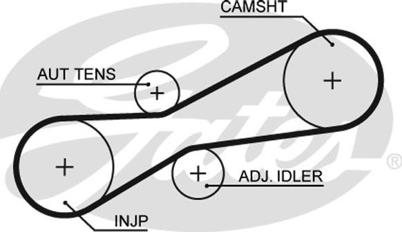 Gates 1494RM - Ремінь ГРМ autozip.com.ua
