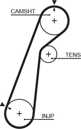 GATES 5478XS - Ремінь ГРМ autozip.com.ua