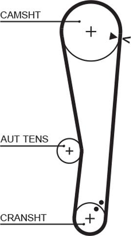 GATES 5568XS - Ремінь ГРМ autozip.com.ua