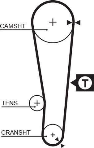 GATES 5386XS - Ремінь ГРМ autozip.com.ua