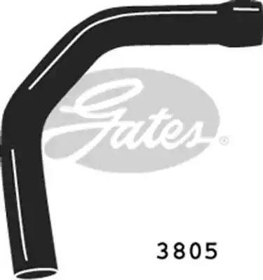 Gates 3805 - Шланг радіатора autozip.com.ua