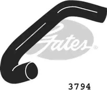Gates 3794 - Шланг радіатора autozip.com.ua