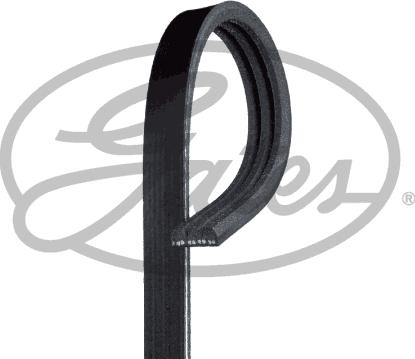 GATES 3PK640 - Поліклиновий ремінь autozip.com.ua