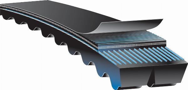 GATES 2/AVX13X1150PB - Многокліновой ремінь autozip.com.ua