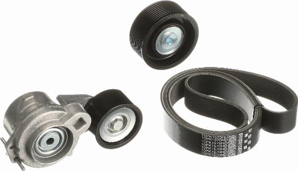 GATES K0410PK1570HD - Поликлиновий ремінний комплект autozip.com.ua