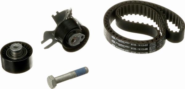 GATES K015672XS - Комплект ременя ГРМ autozip.com.ua