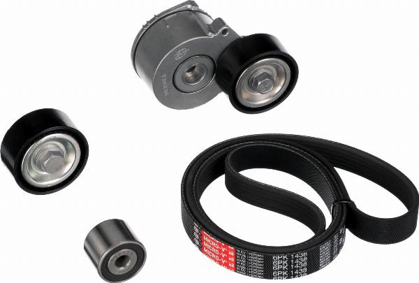 GATES K016PK1438 - Поликлиновий ремінний комплект autozip.com.ua