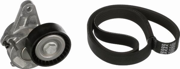 GATES K016PK1025 - Поликлиновий ремінний комплект autozip.com.ua
