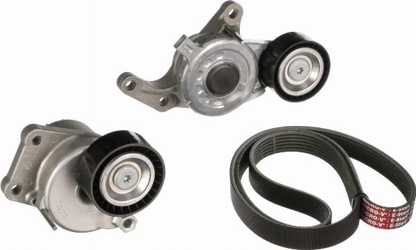 GATES K016PK1073EST - Поликлиновий ремінний комплект autozip.com.ua
