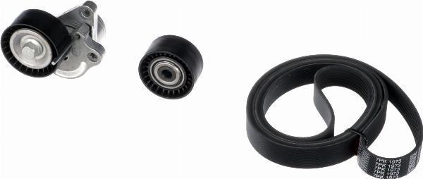 GATES K017PK1973 - Поликлиновий ремінний комплект autozip.com.ua