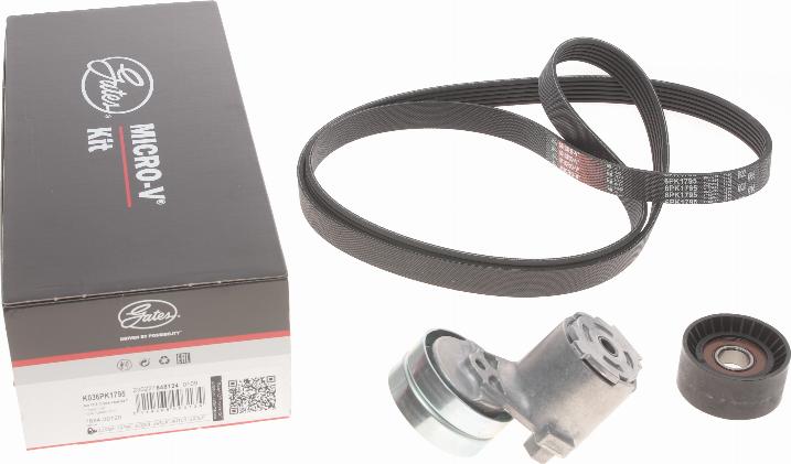 Gates K036PK1795 - Поликлиновий ремінний комплект autozip.com.ua