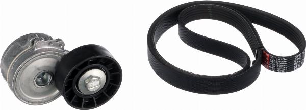 GATES K026PK1218 - Поликлиновий ремінний комплект autozip.com.ua