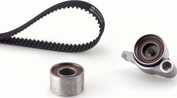 GATES K02T257 - Комплект ременя ГРМ autozip.com.ua