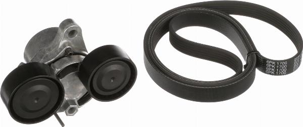 GATES K236PK1700 - Поликлиновий ремінний комплект autozip.com.ua