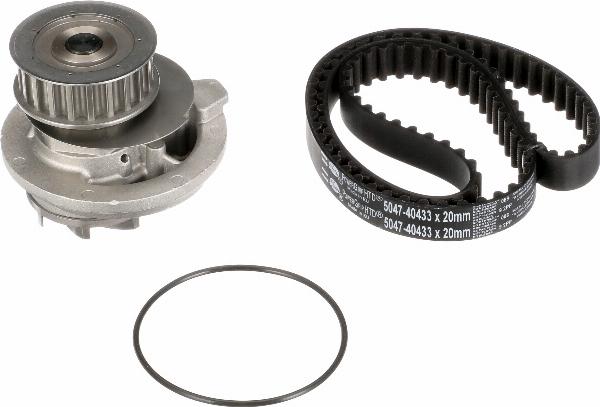 GATES KP25047 - Водяний насос + комплект зубчатого ременя autozip.com.ua