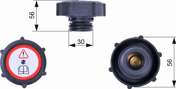 GATES RC243 - Кришка, резервуар охолоджуючої рідини autozip.com.ua