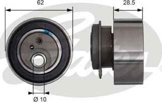 GATES T41091 - Натяжний ролик, ремінь ГРМ autozip.com.ua