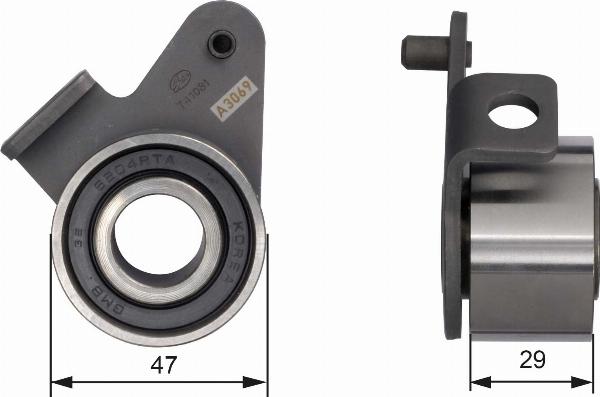 GATES T41081 - Натяжний ролик, ремінь ГРМ autozip.com.ua