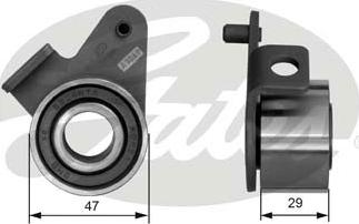 Gates T41081 - Натяжна ролик, ремінь ГРМ autozip.com.ua