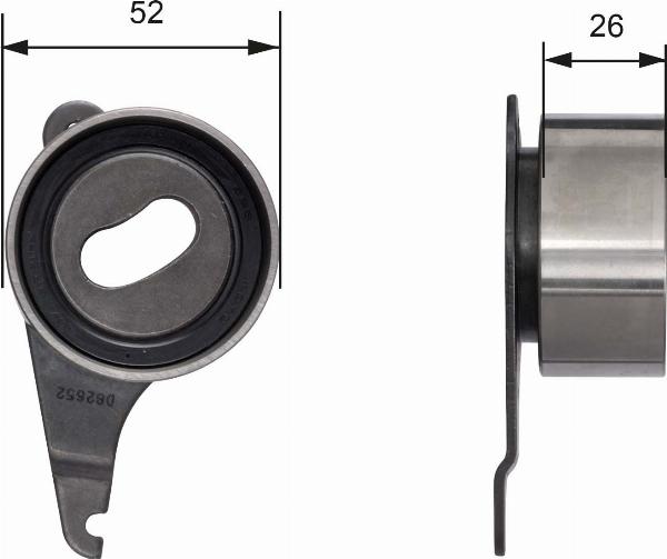 GATES T41035 - Натяжний ролик, ремінь ГРМ autozip.com.ua