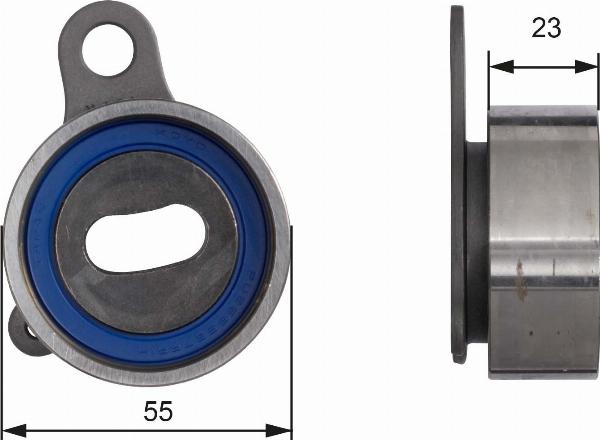 GATES T41074 - Натяжний ролик, ремінь ГРМ autozip.com.ua
